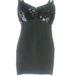 Guess Bodycon Shimmering Bust Coctail Dress